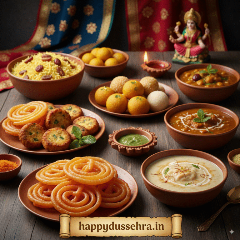 Dussehra Festival Recipes 2025 | Traditional Sweets & Savory Dishes
