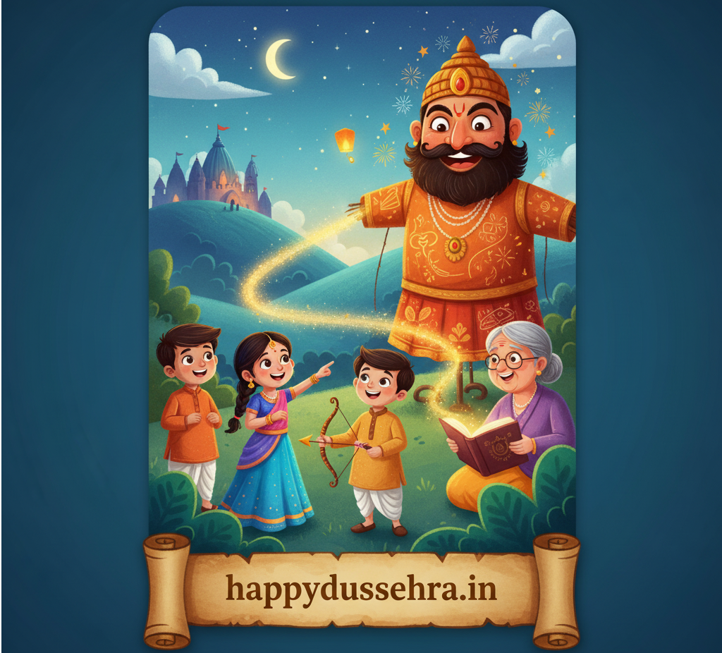 Dussehra Kids Story Short Ramayana & Moral Tales in English & Hindi
