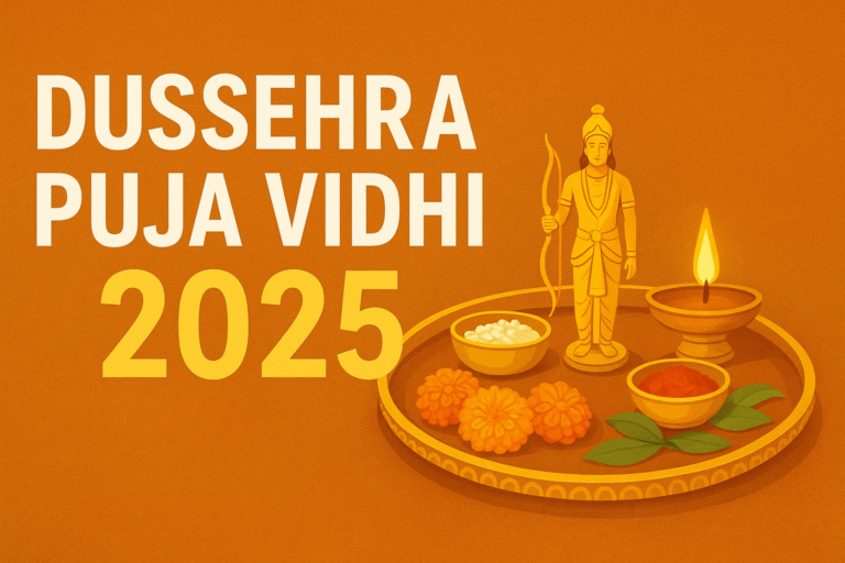 Dussehra Puja Vidhi 2025 – Complete Rituals & Steps