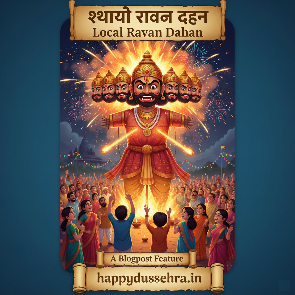 🔥 Local Ravan Dahan 2025 – Celebrate the Triumph of Good over Evil